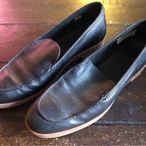 Black Timberland Slip On Loafers